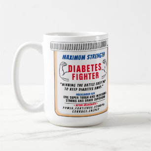 Diabetes Fighter Inspirational Gift Coffee Mug