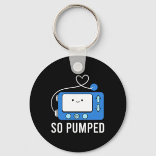 Diabetes Fun Type 1 Kids So Pumped Diabetes Key Ring