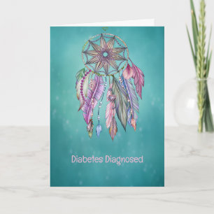 Diabetes Get Well with Dreamcatcher Card