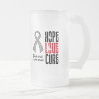 Diabetes Hope Love Cure Ribbon