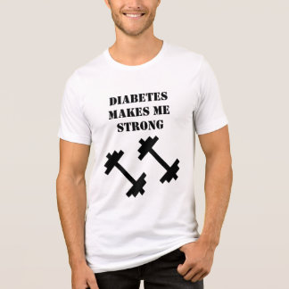 Diabetes makes me strong Tri-Blend shirt