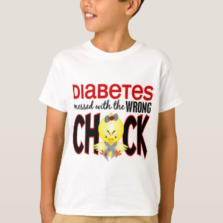 Diabetes Messed With The Wrong Chick T-Shirt