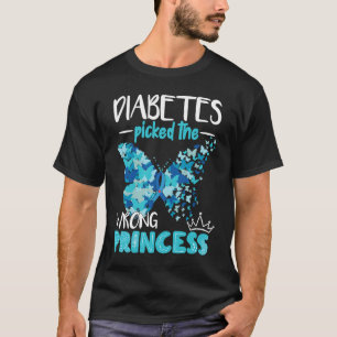 Diabetes Picked The Wrong Princess Diabetes T-Shirt