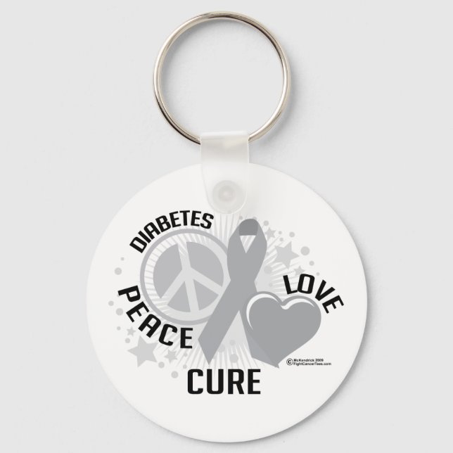 Diabetes PLC Key Ring (Front)