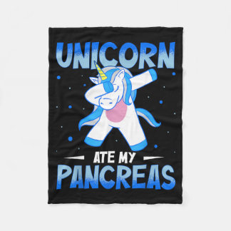Diabetes Saying Men Women Diabetes Awareness Fleece Blanket