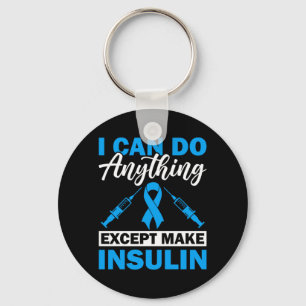 Diabetes Saying Men Women Diabetes Awareness Key Ring