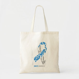 Diabetes Support Family Diabetic T2d T1d Diabetes Tote Bag