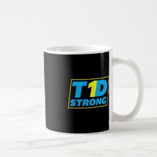 Diabetes TYPE 1 Strong Awareness  Coffee Mug