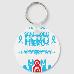 Diabetes Type 1 Survivor Mum - Women T1 Diabetes A Key Ring