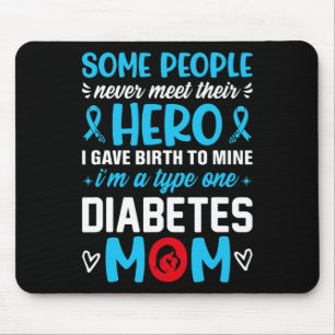 Diabetes Type 1 Survivor Mum - Women T1 Diabetes A Mouse Mat