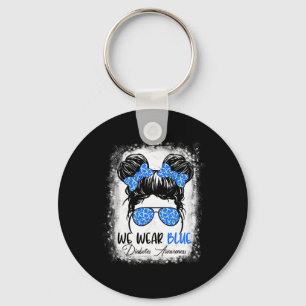 Diabetes Warrior Awareness Diabetic Support Type w Key Ring