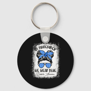 Diabetes Warrior Awareness Diabetic Support Type w Key Ring