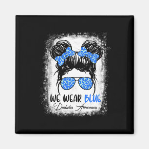 Diabetes Warrior Awareness Diabetic Support Type w Magnet