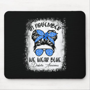 Diabetes Warrior Awareness Diabetic Support Type W Mouse Mat