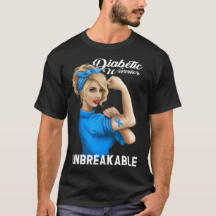Diabetes Warrior Awareness Insulin Diabetic Type 1 T-Shirt