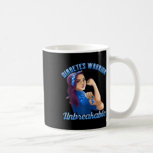 Diabetes Warrior! Diabetes Awareness Designs For W Coffee Mug