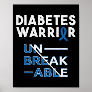 Diabetes Warrior Diabetes Awareness Month Poster