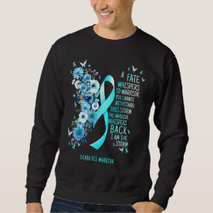 Diabetes Warrior I Am The Storm Diabetes Awareness Sweatshirt