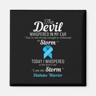 Diabetes Warrior Storm Best Diabetes Awareness Gif Magnet