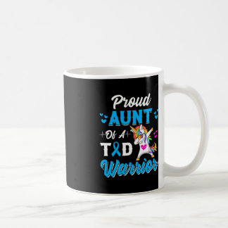 Diabetes Warriors Aunt Dabbing Unicorn Diabetes Aw Coffee Mug