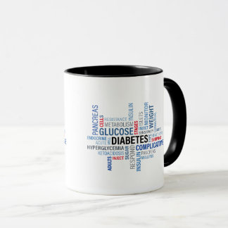 Diabetes Words Combo Mug