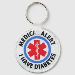 Diabetic Alert Key Ring