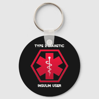 Diabetic Alert Key Ring