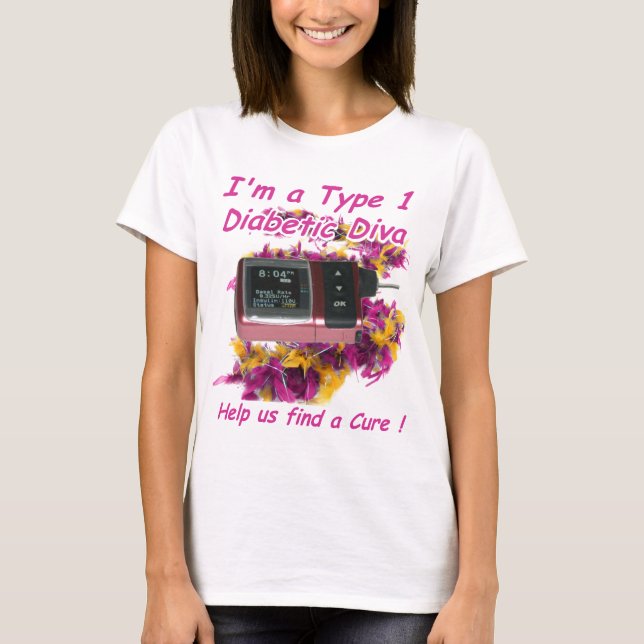 Diabetic Diva T-Shirt (Front)