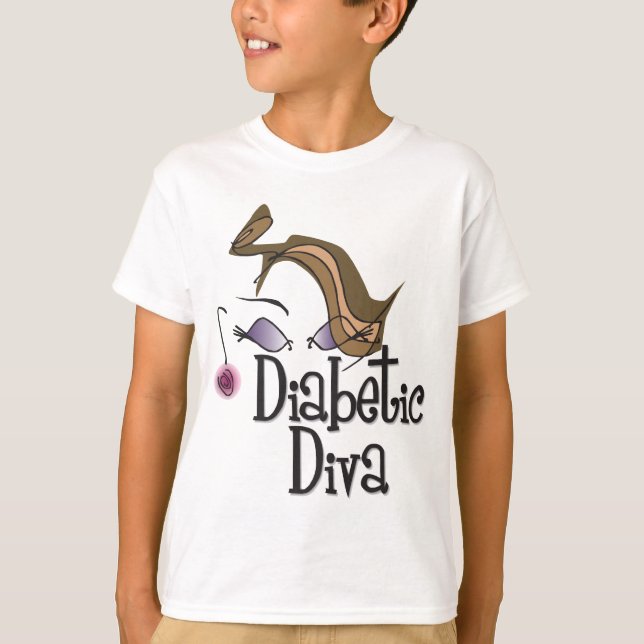 Diabetic Diva T-Shirt (Front)