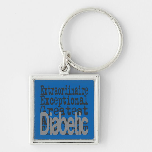Diabetic Extraordinaire Key Ring (Front)