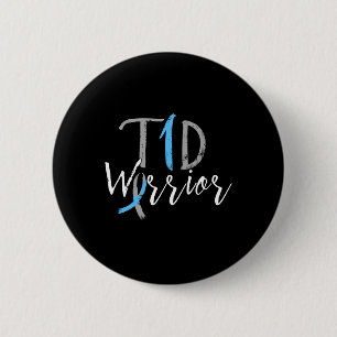 Diabetic Fun Type 1 Diabetes Awareness  6 Cm Round Badge