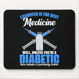 Diabetic Insulin Diabetes Warrior Diabetes Awarene Mouse Mat