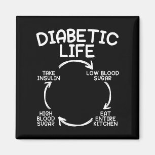 Diabetic Life Diabetes Awareness Month Insulin Pan Magnet