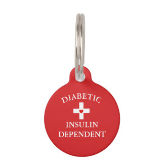 Diabetic Medical Alert Pet Tag