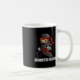 Diabetic Ninja Diabetes Awareness Month T1D Type 1 Coffee Mug