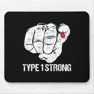 Diabetic Patients Fighter Awareness Diabetes Type Mouse Mat