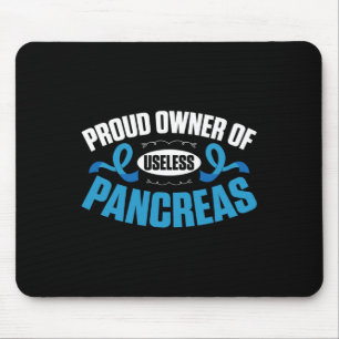 Diabetic Type 1 Diabetes Awareness T1d  Mouse Mat