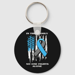 Diabetic Type 1 T1d Diabetes Awareness Usa Flag Gi Key Ring