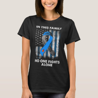 Diabetic Type 1 T1D Diabetes Awareness USA Flag Gi T-Shirt