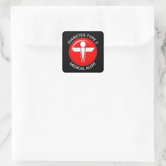 Diabeties Type 2 - Sticker (Bag)