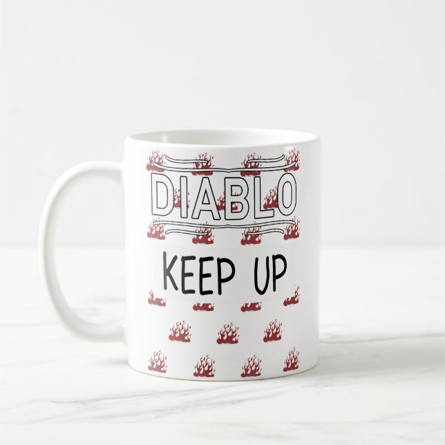Diablo Taco Sauce Coffee Mug (Left)