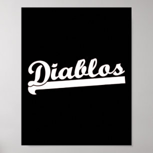 Diablos Soccer Sell Rug Poster