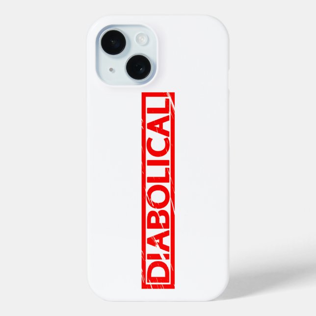 Diabolical Stamp Case-Mate iPhone Case (Back)