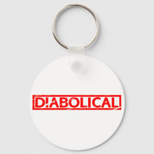 Diabolical Stamp Key Ring