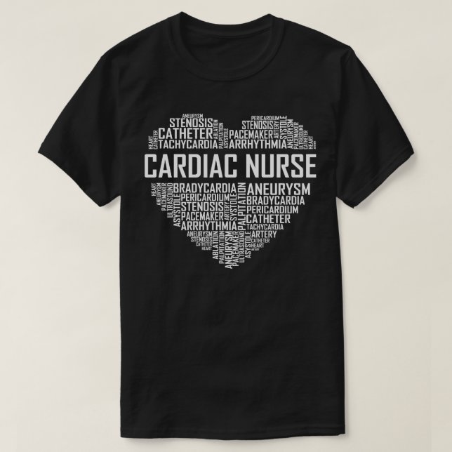 diac Nurse Heart T-Shirt (Design Front)