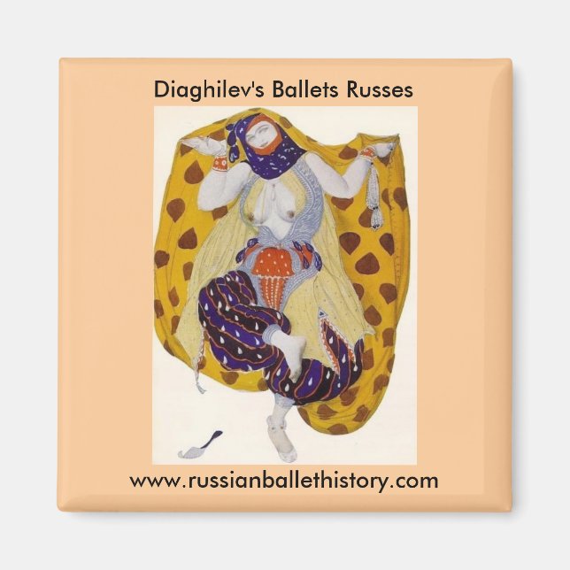 Diaghilev's Ballets Russes Magnet (Front)
