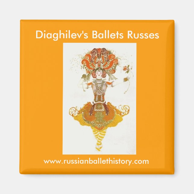 Diaghilev's Ballets Russes Magnet (Front)