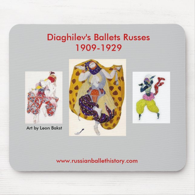 Diaghilev's Ballets Russes Mousepad (Front)