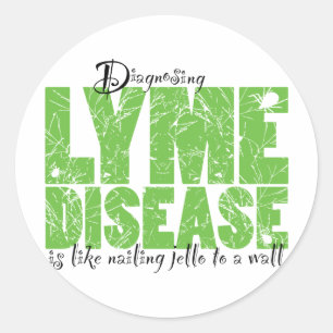 Diagnosing Lyme Disease Classic Round Sticker