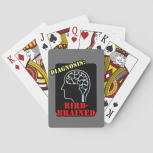 Diagnosis: Bird-Brained Playing Cards